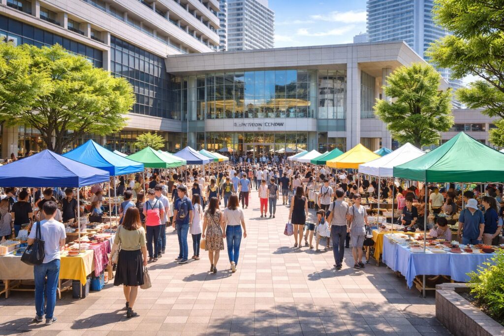 現在の画像: 市川駅前アイリンクタウン フリーマーケット