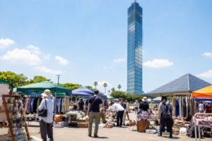 千葉ポートタワーのフリマ