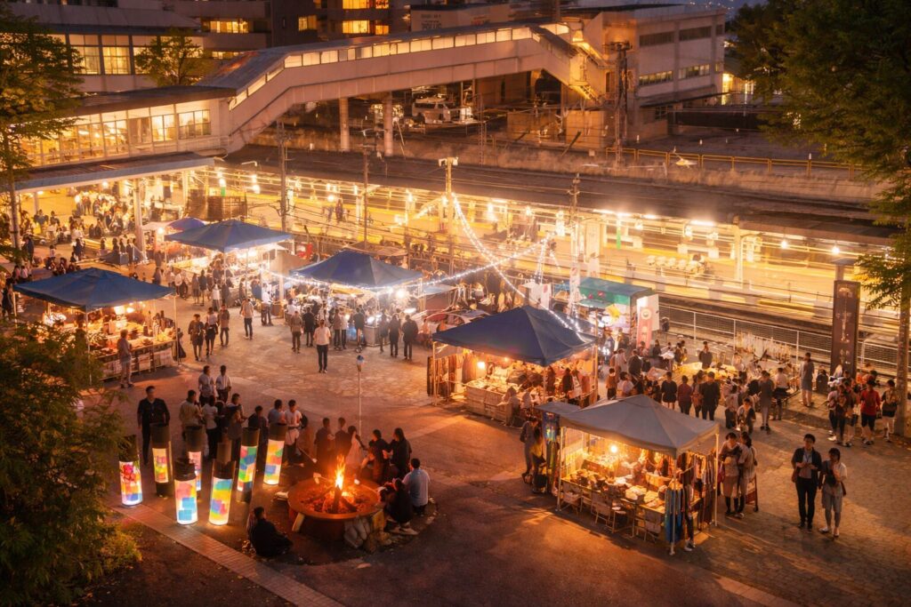 現在の画像: きたかし黄昏マーケット