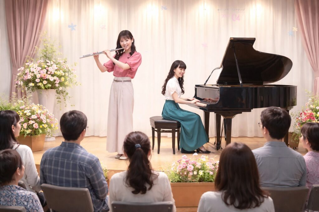 現在の画像: フルート＆ピアノ ミニコンサート