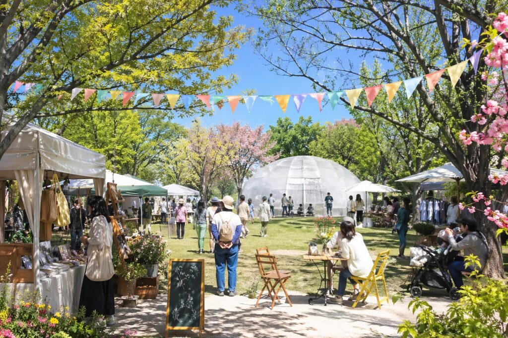 現在の画像: 松戸市・ときわだいらスプリングガーデン