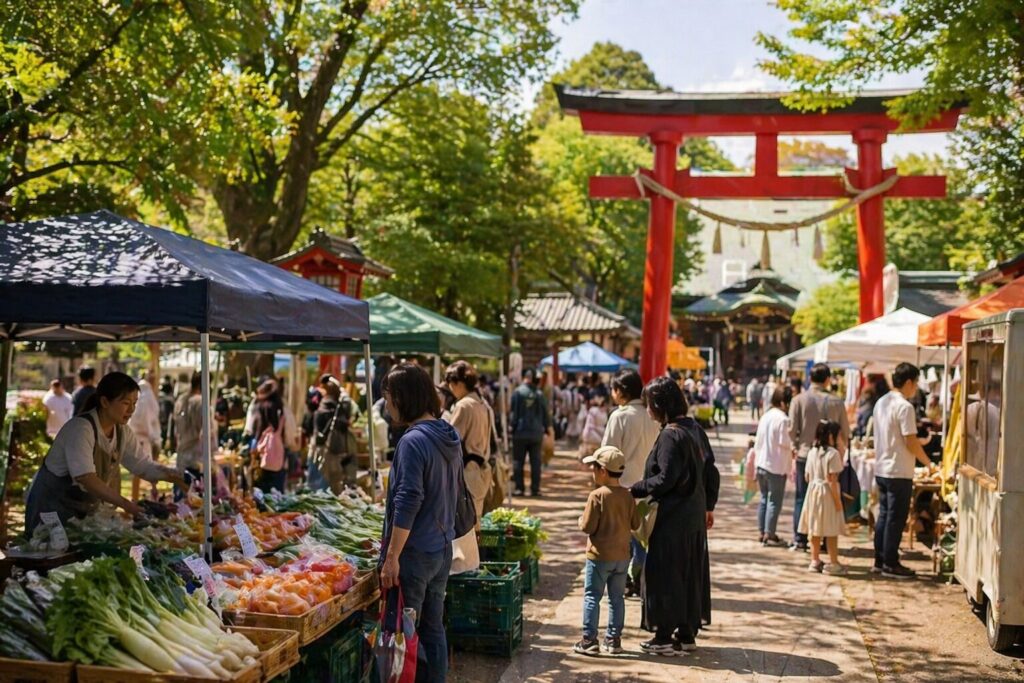 現在の画像: おぐり朝市