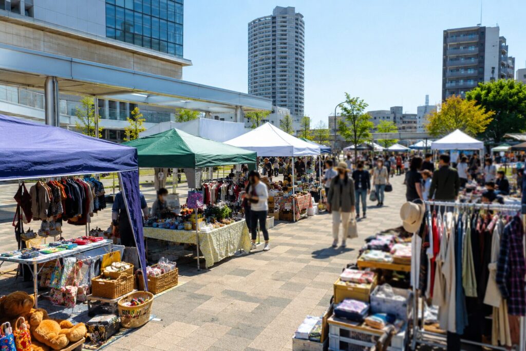 現在の画像: 市川駅前アイ・リンクタウン フリーマーケット