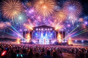 SBI舞花火 in 千葉・稲毛海浜公園