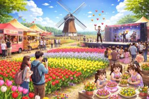 あけぼの山農業公園 チューリップフェスティバル