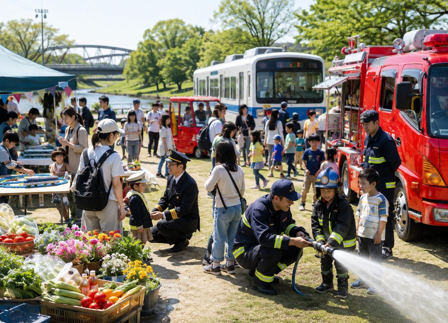 うんがいい！朝市＆のりものフェスタ
