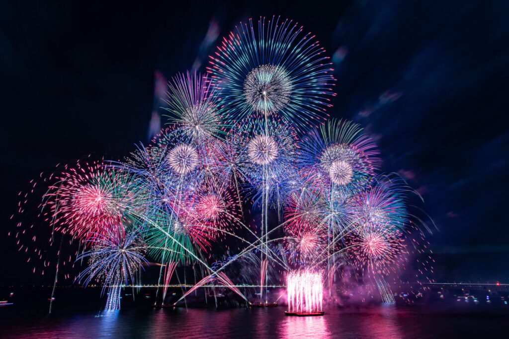 SBI舞花火 in 千葉・稲毛海浜公園