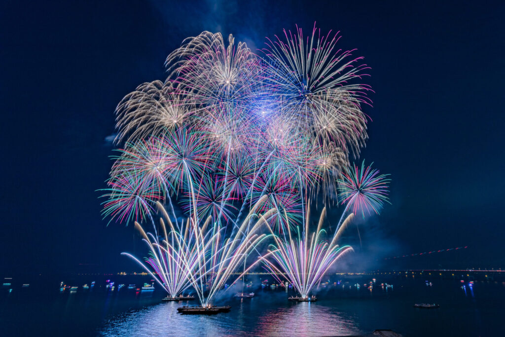 SBI舞花火 in 千葉・稲毛海浜公園