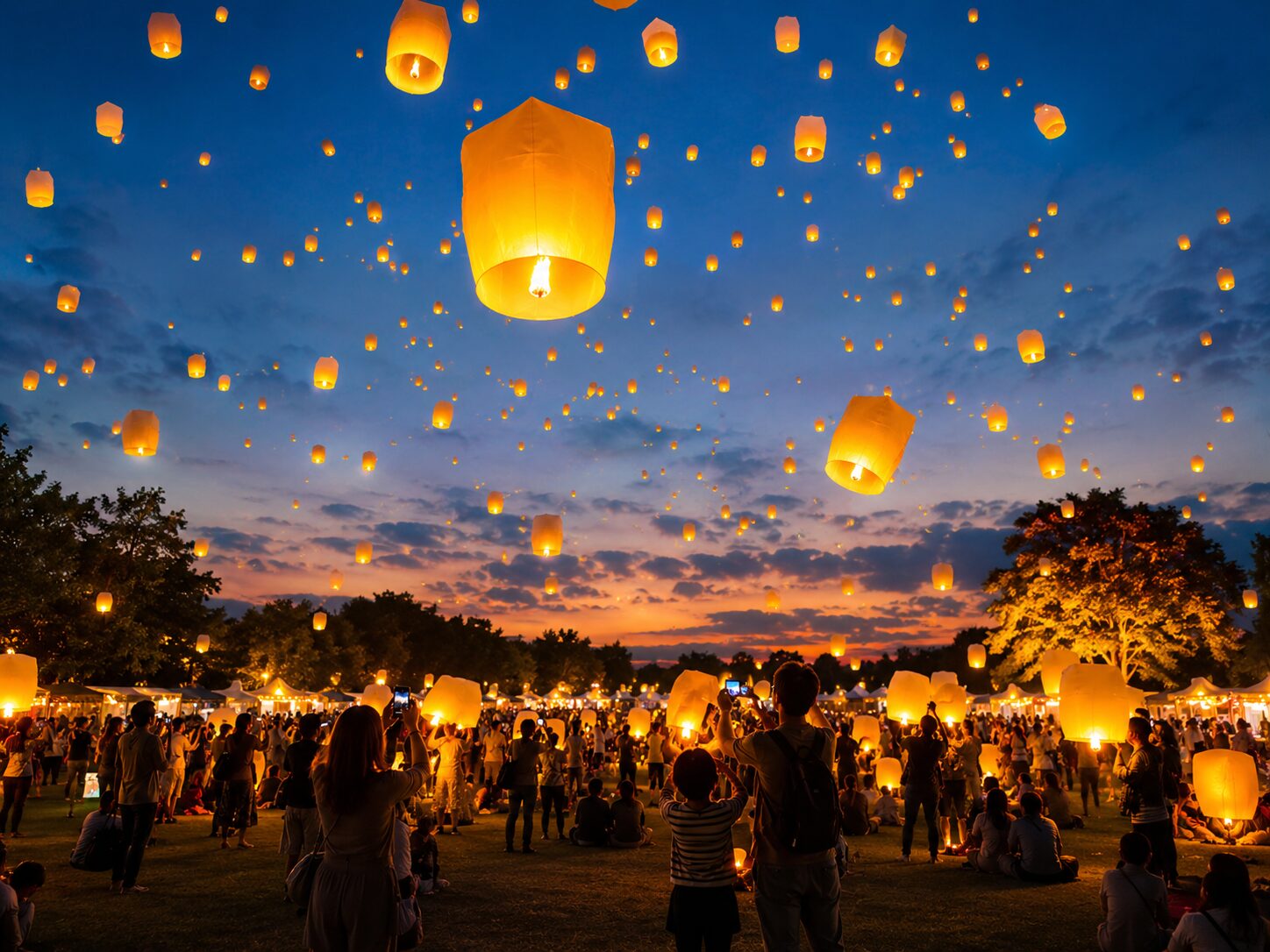 【2026】富里市「第4回 SKY FES」開催|200基のスカイランタンが夜空を彩る幻想イベント – 千葉県・今週末のイベント情報&花火大会&お祭り
